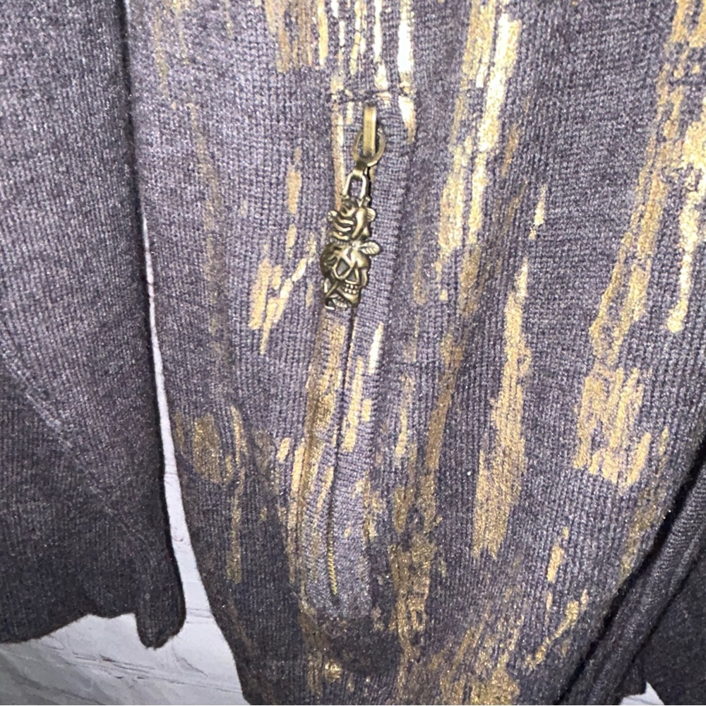 Ed Hardy by Christian Audigier Dragon Print cardigan sweater SZ XXL‎ NWT - Picture 5 of 11